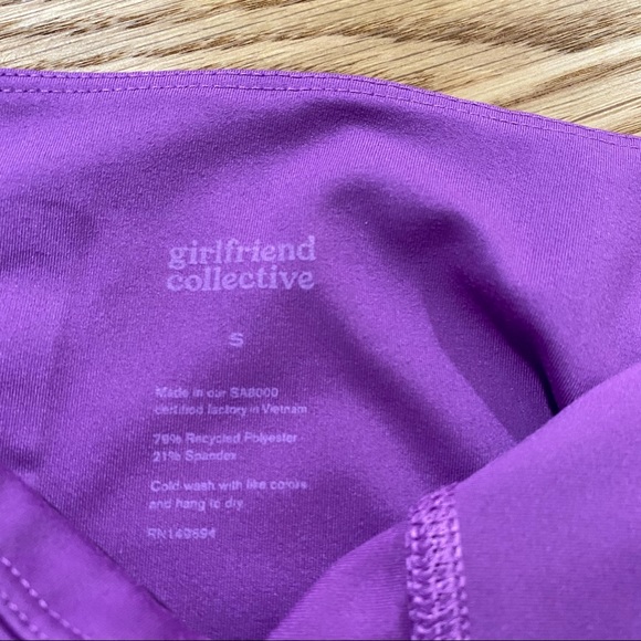 Girlfriend Collective | Compressive High Waisted Bright Bike Shorts - Picture 7 of 7
